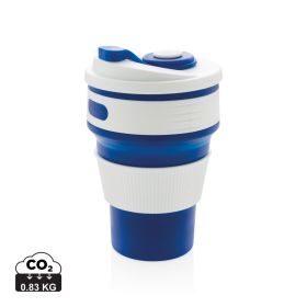 Foldable silicone cup Blue