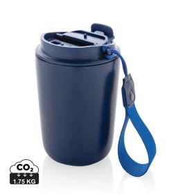 Cuppa RCS re-steel vacuum tumbler with lanyard Blue