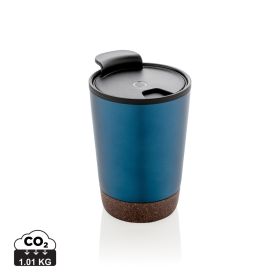 GRS RPP stainless steel cork coffee tumbler Blue