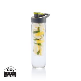 Water bottle with infuser green