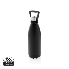 ​Large vacuum stainless steel bottle 1.5L black
