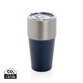 Fluid RCS certified recycled steel tumbler 500ml Navy Blue