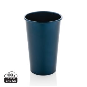 Alo RCS recycled aluminium lightweight cup 450ml Navy Blue