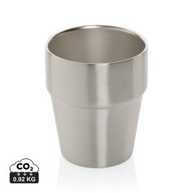 Clark RCS double wall coffee cup 300ML Silver