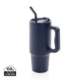 Embrace deluxe RCS recycled stainless steel tumbler 900ml Navy Blue