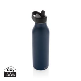 Avira Ara RCS Re-steel fliptop water bottle 500ml Navy Blue