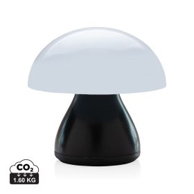 Luming RCS recycled plastic USB re-chargeable table lamp Black