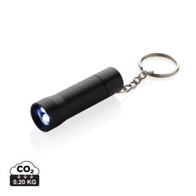 Flash RCS recycled aluminium keychain torch Black