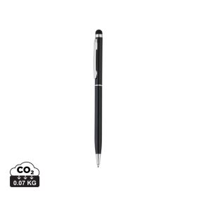 Thin metal stylus pen Black