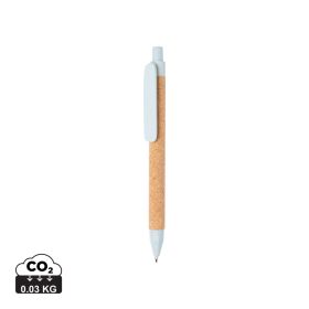Write wheatstraw and cork pen Blue