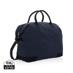 Kezar AWARE™ 500 gsm recycled canvas deluxe weekend bag Navy Blue