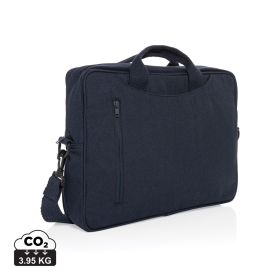 Laluka AWARE™ recycled cotton 15.4 inch laptop bag Navy Blue