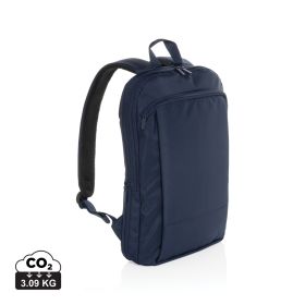 Flexpack Aware™ RPET Expandable Slim 15.6" Laptop Backpack navy