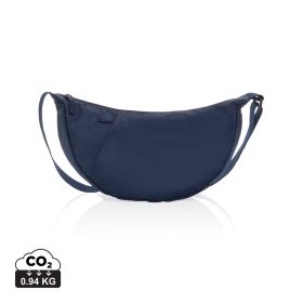 Crescent XL AWARE™ RPET half moon sling bag navy