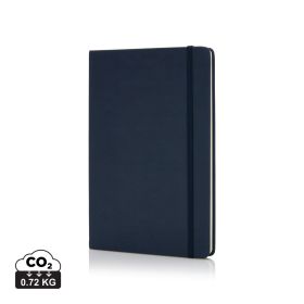 Deluxe hardcover PU A5 notebook Navy Blue