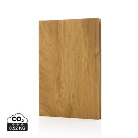 Kavana wood print A5 notebook Brown
