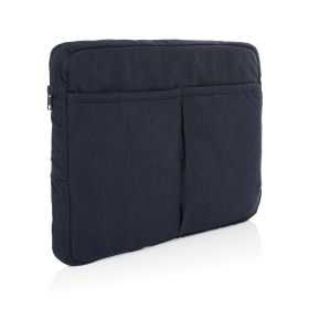 Laluka AWARE™ recycled cotton 15.6 inch laptop sleeve Navy Blue