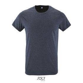 REGENT FIT heather denim