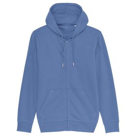 Connector - The Essential Unisex Zip-Thru Hoodie Sweatshirt Bright Blue