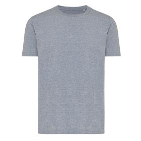 IQONIQ Brett recycled cotton t-shirt light heather navy