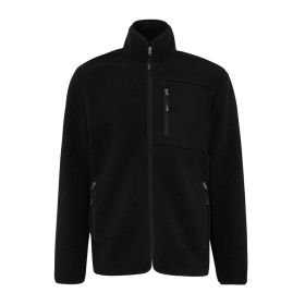 IQONIQ Diran recycled polyester pile fleece jacket black
