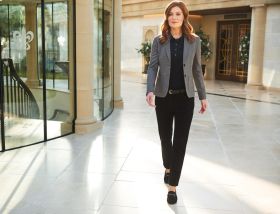 Libra Slim Fit Jersey Stretch Jacket