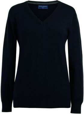 Riga Merino V-neck (W) Black