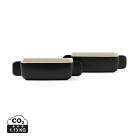 VINGA Monte neu mini dish 2 pcs Black