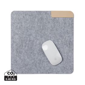 VINGA Albon GRS recycled felt mouse pad grey