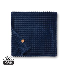 VINGA Branson GRS recycled pet blanket Navy Blue