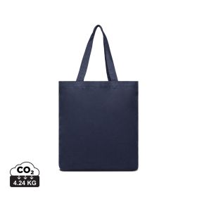 VINGA Hilo AWARE™ recycled canvas tote bag Navy Blue