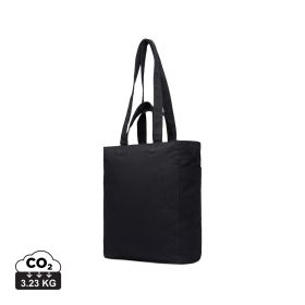 VINGA Hilo AWARE™ recycled canvas zip tote black