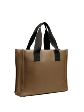 Bermond RCS recycled PU tote bag Brown