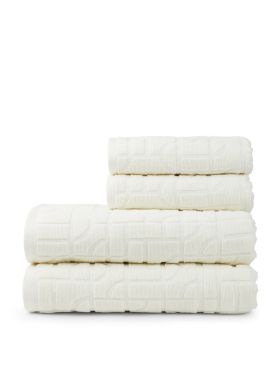 Verso OCS organic cotton towel, 4 pcs set Beige