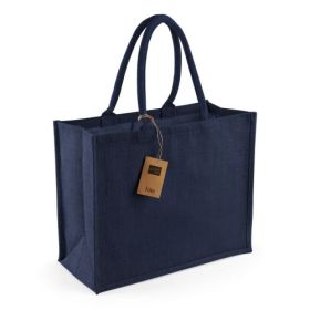 Jute Classic Shopper Navy Blue