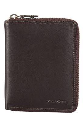 Attack Slg Wallet zipper M Dark Brown