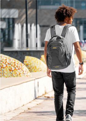 At Work Laptop backpack coated