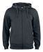 Basic Active Hoody Full Zip Black