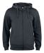 Basic Active Hoody Full Zip Black