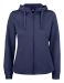 Basic Active Hoody Full Zip Women Dark Navy