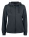 Basic Active Hoody Full Zip Women Black