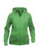 Basic Hoody Full Zip Women Apple Green