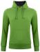 Classic Hoody Women Green Melange
