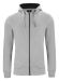 Classic Hoody Full Zip Grey Melange