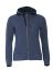 Classic Hoody Full Zip Women Blue melange