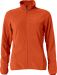 Basic Micro Fleece Jacket Women Blood orange