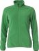 Basic Micro Fleece Jacket Women Apple Green