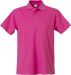 Basic Polo Bright Cerise