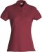 Basic Polo Women Burgundy