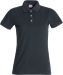 Stretch Premium Polo Women Anthracite Melange